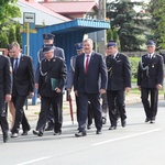 Przemarsz strażaków na cześć papieży