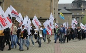 Demonstracja górników