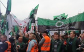 Demonstracja górników