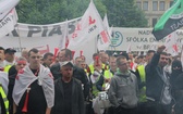 Demonstracja górników