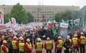 Demonstracja górników