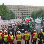 Demonstracja górników