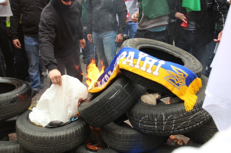 Demonstracja górników