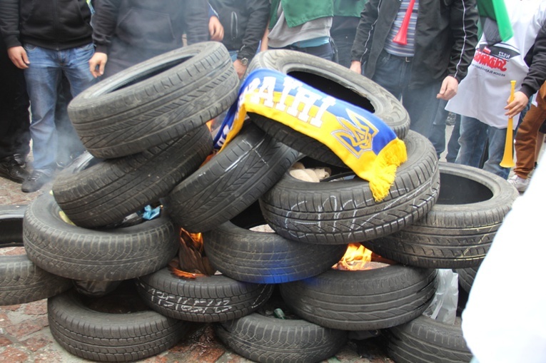 Demonstracja górników