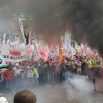 Demonstracja górników