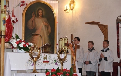 Msza św. na pożeganie obrazu w Stróżnej 
