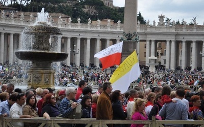 Pielgrzymi na kanonizacji Jana Pawła II