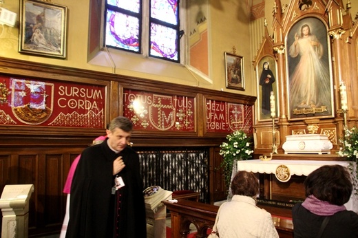 Powitanie w sanktuarium Bożego Miłosierdzia