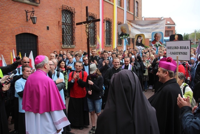 Powitanie w sanktuarium Bożego Miłosierdzia