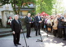 Pod pomnikiem radomskiego protestu prezes PiS zachęcał do wierności społecznemu nauczaniu Jana Pawła II