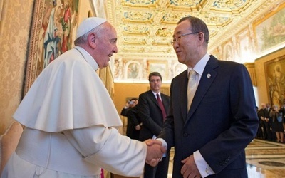 Ban Ki-moon u papieża Franciszka