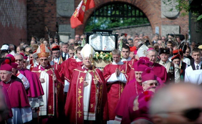 Procesja z Wawelu na Skałkę