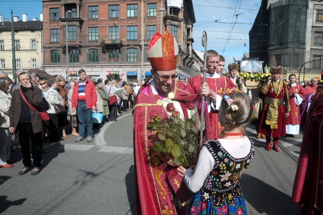 Procesja z Wawelu na Skałkę