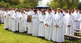 Na pielgrzymkę ministranci przybyli z rodzicami, opiekunami i ponad 80 kapłanami