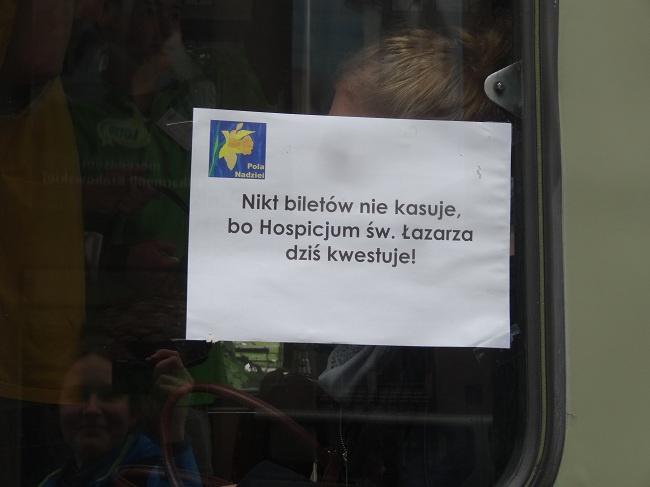 Żonkilowy tramwaj Pól Nadziei