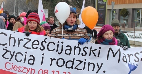 W grudniu 2013 r. ulicami Cieszyna chrześcijanie maszerowali ulicami miasta dla życia i rodziny po raz pierwszy. 18 maja pójdą znowu!