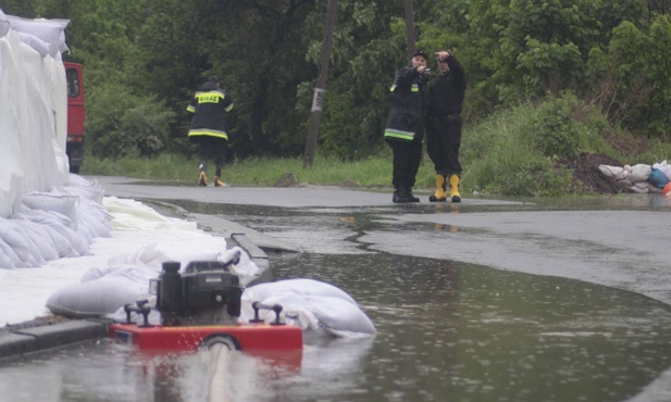 Podtopienia w Oświęcimiu i w Bielanach