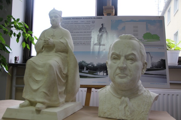 Projekty na pomnik kard. Augusta Hlonda