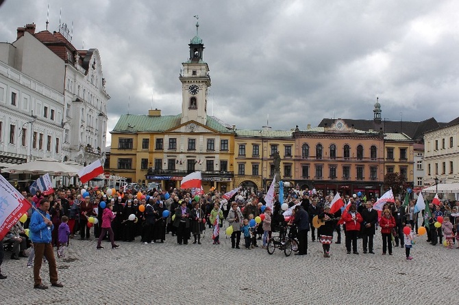 Cieszyn - ostatnie przygotowania do Marszu dla Życia i Rodziny