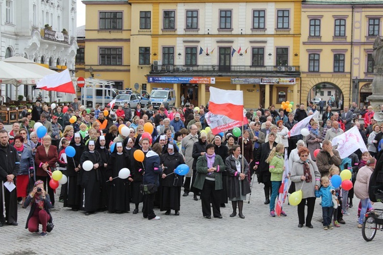 Cieszyn - ostatnie przygotowania do Marszu dla Życia i Rodziny