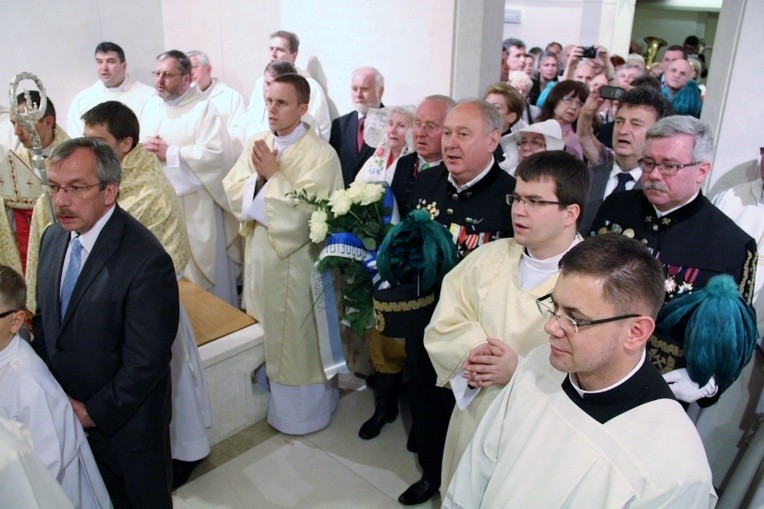 Poświęcnie kaplicy MB Piekarskiej w Centrum Jana Pawła II
