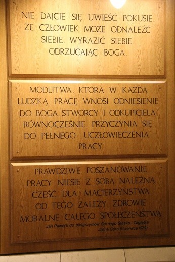Poświęcnie kaplicy MB Piekarskiej w Centrum Jana Pawła II
