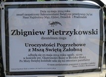 Pogrzeb Zbigniewa Pietrzykowskiego