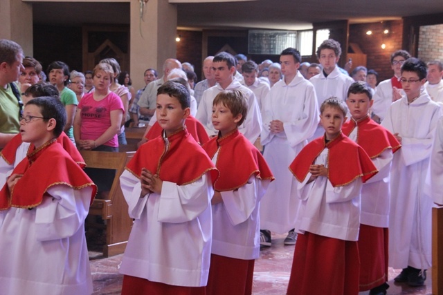 Modlitwa przed III Marszem dla Życia i Rodziny w Oświęcimiu