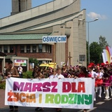 Przez Oświęcim szli dla życia i rodziny