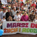 Uczestnicy marszu pro-life u salezjanów w Oświęcimiu