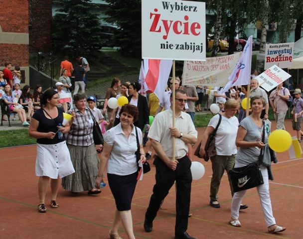 Przez Oświęcim szli dla życia i rodziny - cz. 2.