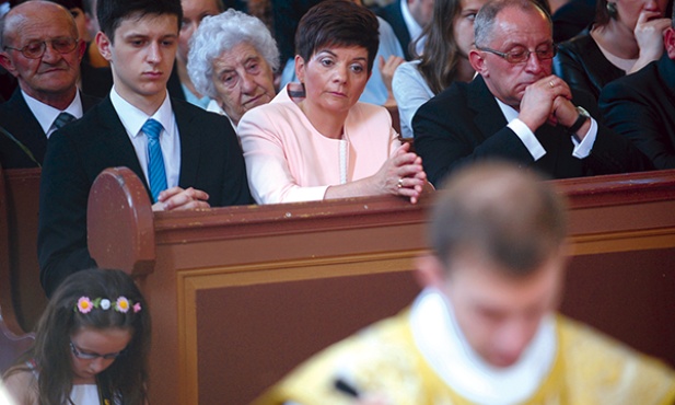  Jadwiga Rodzińska, od 24 maja matka kapłana. Obok – też ważni – ojciec i brat 
