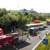  Przez kilka godzin zablokowany był kilkukilometrowy odcinek obwodnicy miasta. Pojazdy kierowane były na objazdy 