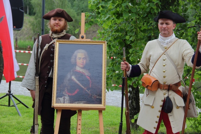 Odsłonięcie pomnika hrabiego de Plélo