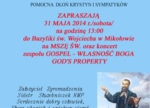 Msza św. i koncert zespołu Gospel - Własność Boga God's Property, Mikołów, 31 maja