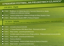 II Piekarski Festiwal "Na pielgrzymich szlakach", Piekary Śl., 6-7 czerwca