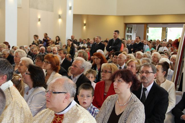 Poświęcenie górnego kościoła MB Szkaplerznej w Tarnowie