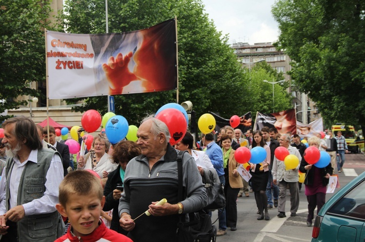 Marsz dla życia i rodziny w Katowicach