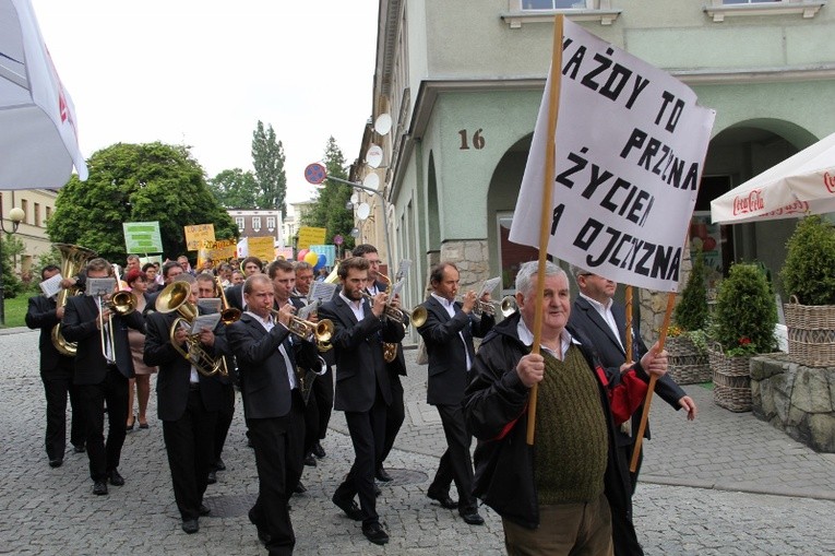 Marsz dla Życia i Rodziny w Wodzisławiu Śląskim