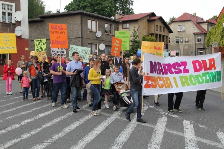 Marsz dla Życia i Rodziny w Wodzisławiu Śląskim