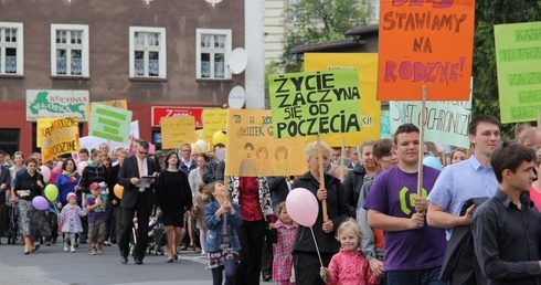 Marsz dla Życia i Rodziny w Wodzisławiu Śląskim