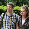 Kamil Sośniak i Katarzyna Ratajczyk, organizatorzy Biegowego Grand Prix Dzielnic Gdańska