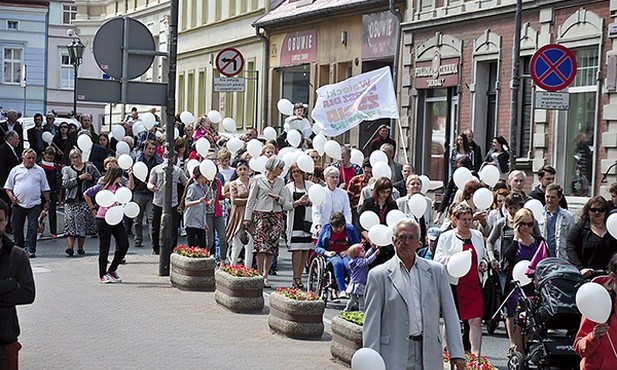 Marsz w Wałczu, mimo debiutu, cieszył się dużym zainteresowaniem