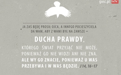 "Da wam innego Pocieszyciela, Ducha Prawdy"
