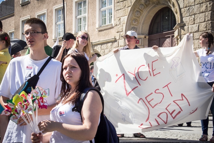 Marsz dla życia i rodziny w Olsztynie 2014