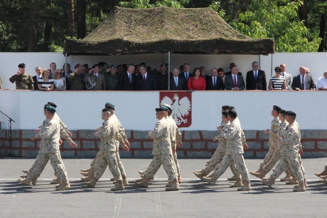 Powitanie żołnierzy wracających z Afganistanu