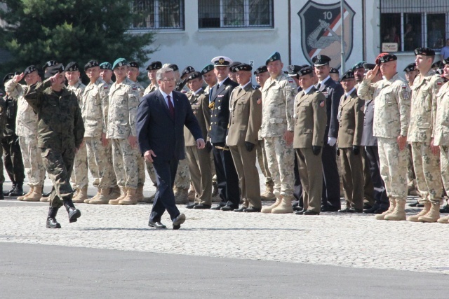 Powitanie żołnierzy wracających z Afganistanu