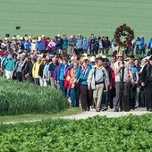 5.06.2014. Ratyzbona. Niemcy. Największa piesza pielgrzymka w Niemczech wyruszyła w drogę. Około 9500 pielgrzymów idzie przez trzy dni z Ratyzbony do sanktuarium w Altötting (111 km)