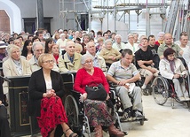 Pielgrzymi wysłuchali też konferencji ks. Stanisława Łady, diecezjalnego duszpasterza osób niepełnosprawnych w archidiecezji gdańskiej