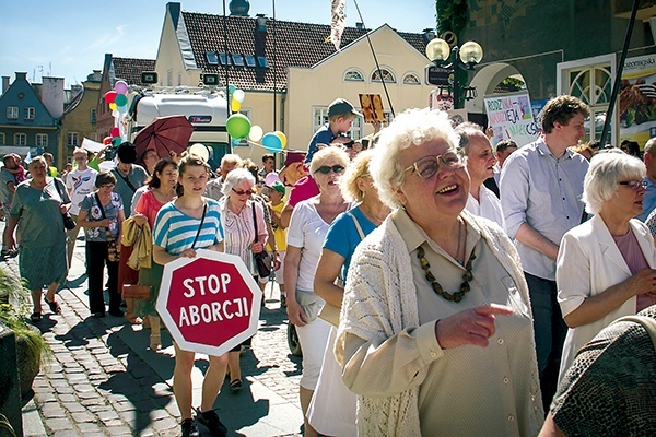 Uczestnicy manifestowali przywiązanie do tradycyjnych wartości 